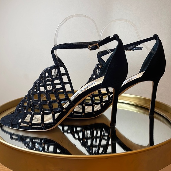 Jimmy Choo crystal embellished Donnie sz 40 - Picture 6 of 16